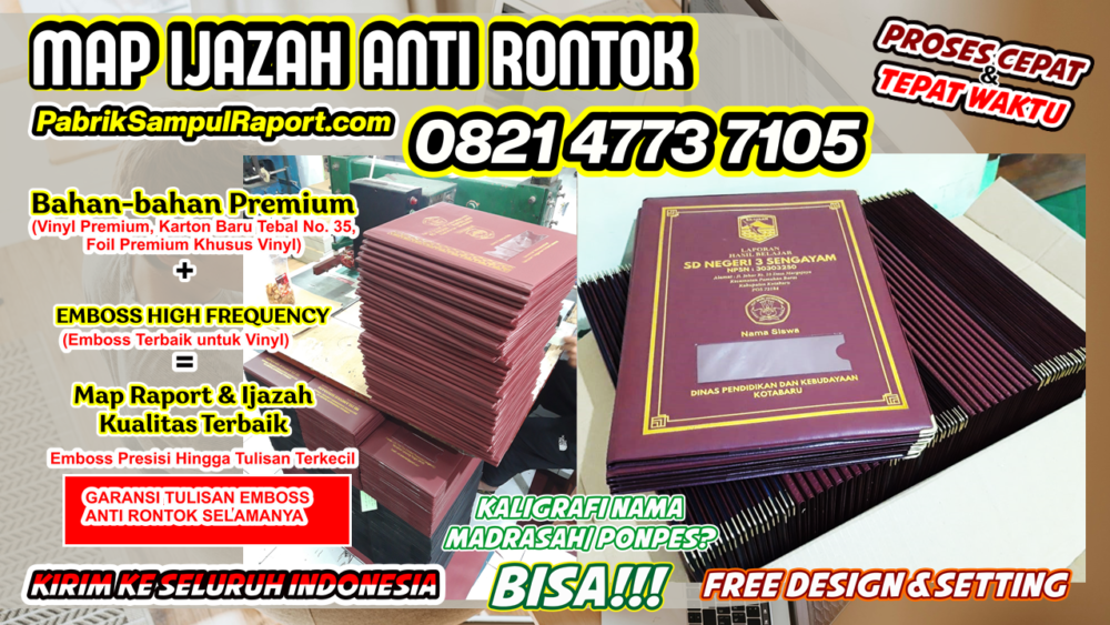 Cetak Sampul Raport Medan