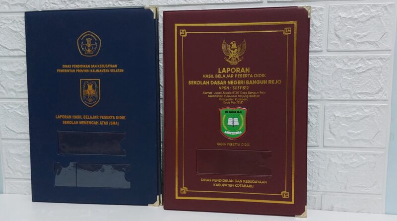 map raport sekolah sd smp sma smk