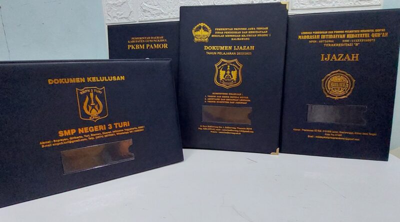 Sampul raport hard cover berkualitas