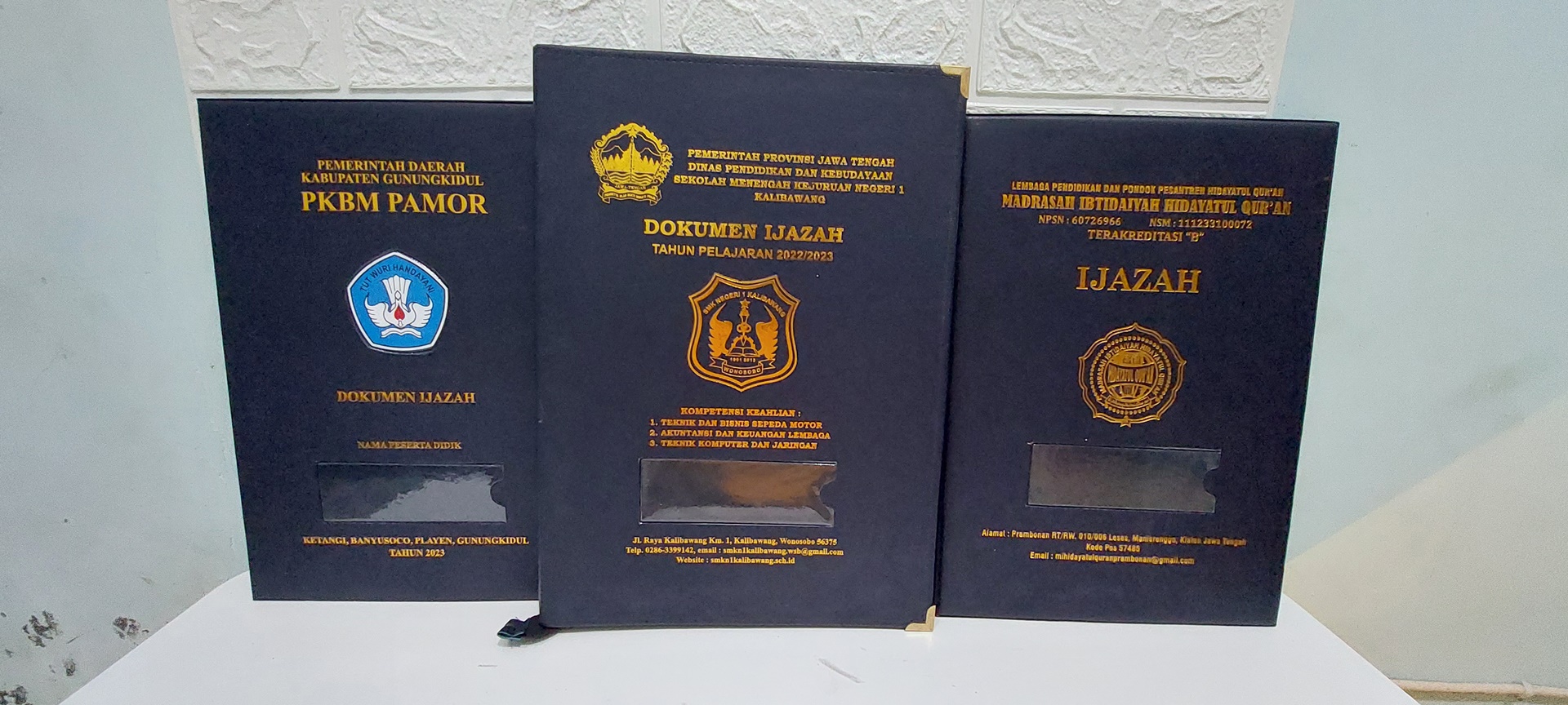 Sampul Ijazah Berkualitas untuk SD, SMP, SMA, SMK, hingga Kuliah