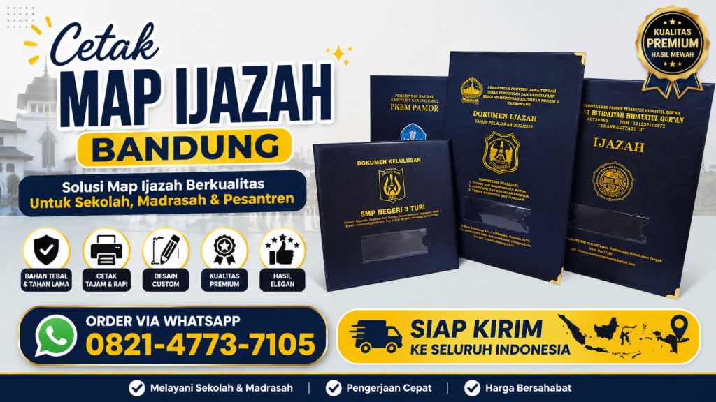 Cetak Map Ijazah Bandung