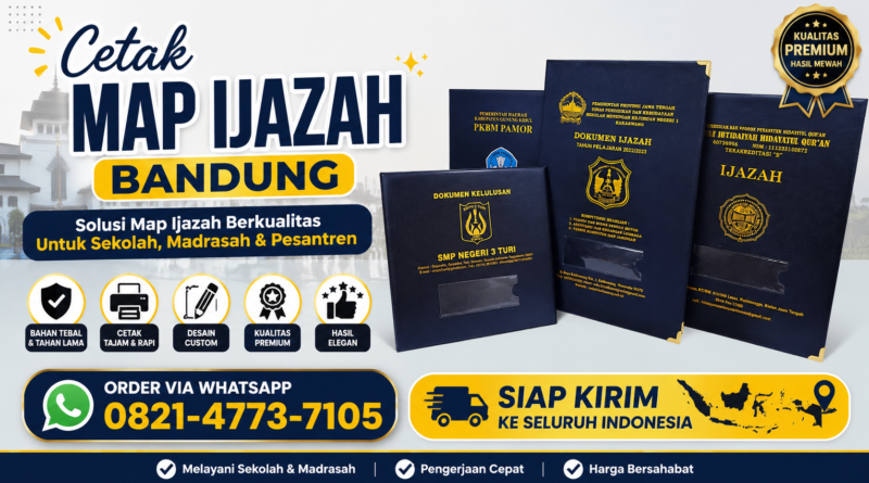 Cetak Map Ijazah Bandung
