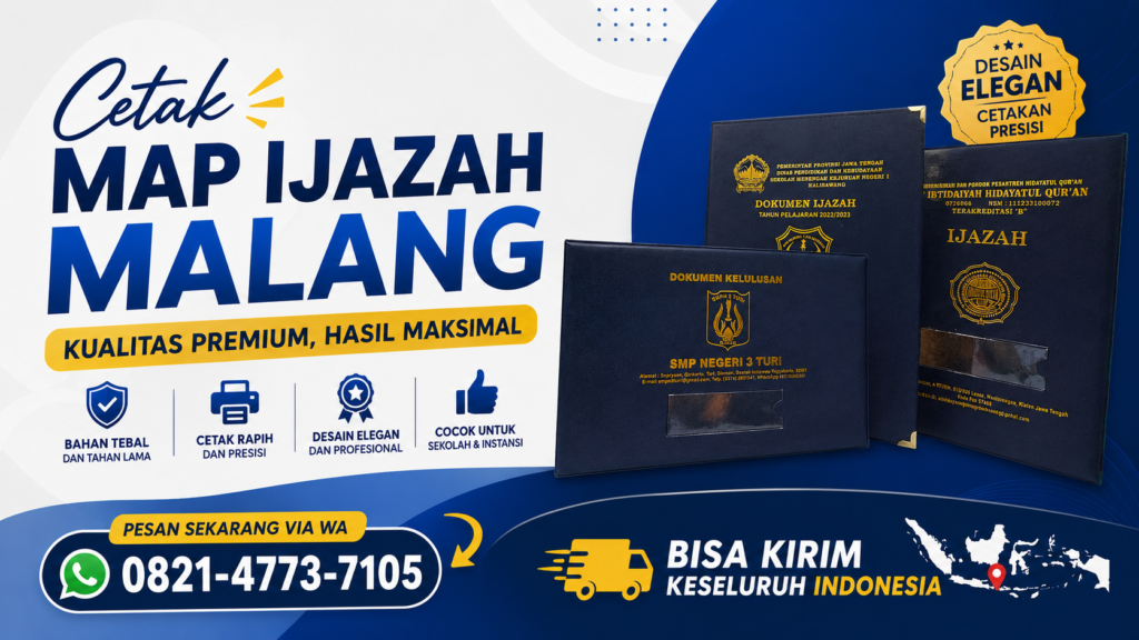 Cetak Map Ijazah Malang