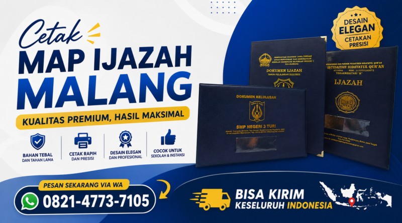 Cetak Map Ijazah Malang