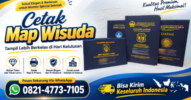 Cetak Map Wisuda