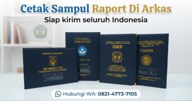 Cetak Sampul Raport Di Arkas