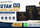 Cetak Sampul Raport K13