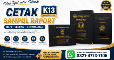 Cetak Sampul Raport K13