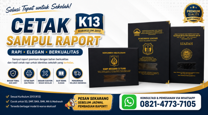 Cetak Sampul Raport K13